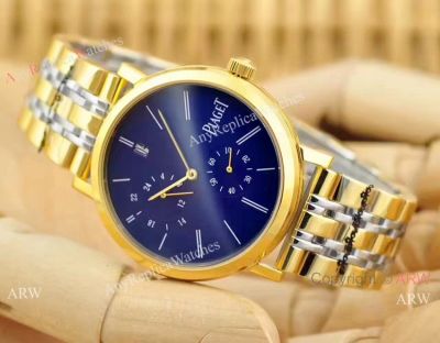 New Replica Piaget Altiplano Two Tone Blue Face Watch